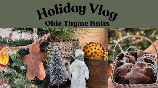 Holiday Makings, Handmade Tree Garnishings & Update! #knittingpodcast #knitting