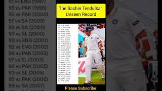 The Sachin Tendulkar Unseen Record #shorts #news #sports #news24 #sachintendulkar #cricket #update