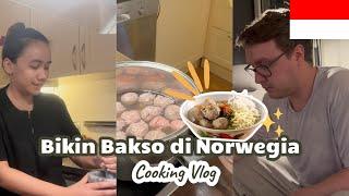 BIKIN BAKSO UNTUK SUAMI NORWEGIA