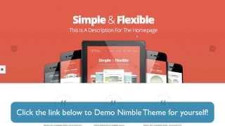 Nimble WordPress Theme Review by Elegant Themes Reviews