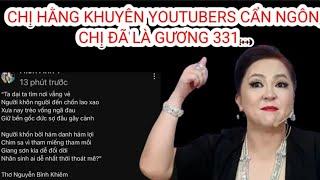 Chị Hằng Gửi Lời Khuyên Chân Thành Đến Youtubers