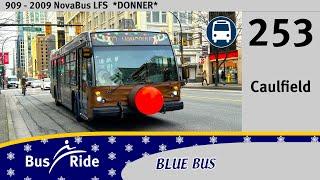 TransLink West Van Blue Bus 2009 NovaBus LFS - 909 *DONNER* | 253 Caulfield