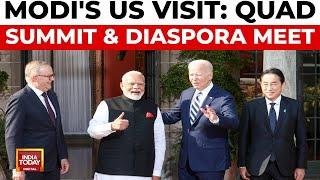 PM Modi's US Visit: Quad Summit, Bilateral Talks, and Diaspora Engagement