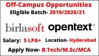 off campus placement for 2021 batch | off campus drive 2020