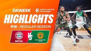 HUGE BATTLE IN MUNICH  - Bayern Munich vs Panathinaikos - Highlights EuroLeague R18