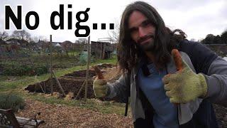 Building my new allotment No Dig Beds.