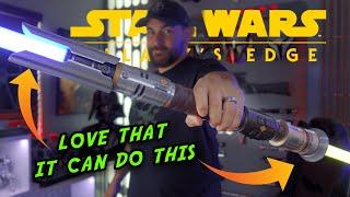 New Galaxy's Edge CAL KESTIS JEDI SURVIVOR Legacy Lightsaber Review!