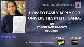 How to easily apply to the TOP UNIVERSITY in LITHUANIA?