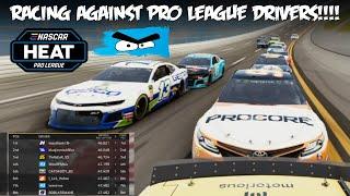 RACING WITH #eNASCARHeat PRO LEAGUE DRIVERS!!!! / NASCAR Heat 4 Online Highlights