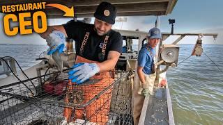 Crabbing with the CEO of the LARGEST Seafood Restaurant on the East Coast