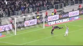 Gol di Mirko Vucinic in Juventus - Milan 2 - 2 - Coppa Italia 2011-2012 - 20/03/2012