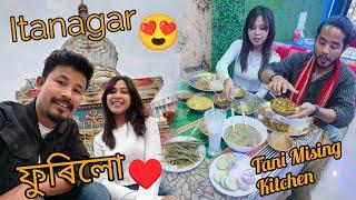 Itanagar ৰ ধুনীয়া ঠাইত  Tani Mising Kitchen ৰ খানা ️- Mising Ao