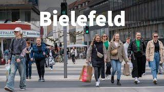 Bielefeld, Germany. Walking tour and excursion! 4K