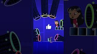 Geometry Dash Lilo and Stitch rainbow pipes