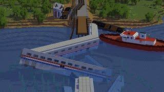 Big Bayou Canot Train Disaster in Minecraft Animation