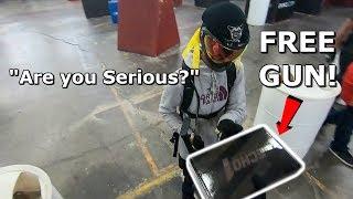 Giving Away Airsoft Guns for FREE! CRAZY Reactions & Airsoft War/Gameplay!