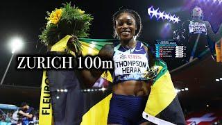 100m Women • Diamond League Zurich 2021 DL Elaine Thompson-Herah