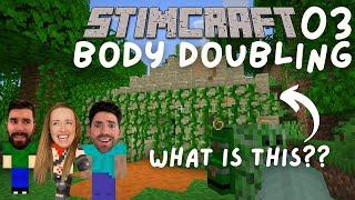 Virtual Body Doubling & Minecraft! ️⏲️ (IS SOMEONE ON OUR SERVER?) Stimcraft EP.3