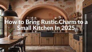 How to Bring Rustic Charm to a Small Kitchen In 2025: Warm & Inviting Design Tips