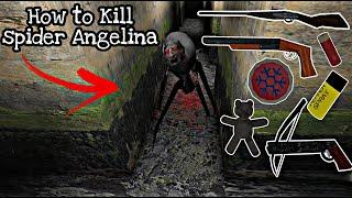 How to kill spider Angelina (Granny Update 1.8)