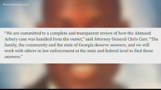 Georgia's Attorney General wants DOJ to investigate handling of Ahmaud Arbery case