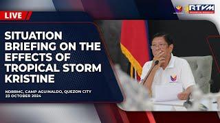 Situation Briefing on the Effects of Tropical Storm Kristine 10/23/2024