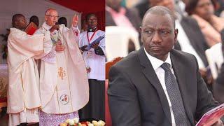 DRAMA!! BOLD MZUNGU APOSTLE,LECTURES  RUTO AND HIS TEAM IN EMBU AFTER CLASH WITH CATHOLIC  BISHOPS