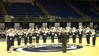 Penn State Marching Band Baritone Section Playing the Olympic Theme - October 6, 2012