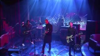 Queens of the Stone Age - "My God Is The Sun" 6/5 Letterman (TheAudioPerv.com)