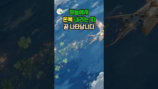 하늘에서 돈복 내리는 띠, 곧 나타납니다 #대운 #로또 #재물운 #풍수