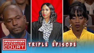 Surprise Encounter At The DNA Center Causes Suspicion (Triple Episode) | Paternity Court