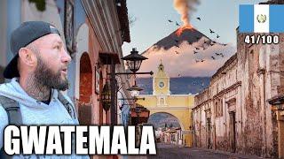 Miasto na krawędzi zagłady! Wulkany wybuchają tu co 5 minut! Niesamowita Antigua Guatemala