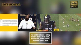 The Terrible Podcast — Talking Steelers Week 2 All-22, Transactions, Tomlin Tuesday, Broderick Jones