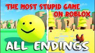 The Most Stupid Game On Roblox - ALL Endings! [ROBLOX]