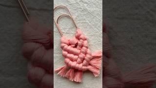 DIY Macrame Paperclip Bookmark Tutorial