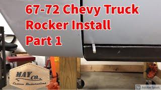 1967-1972 Chevy Truck C10 Outer Rocker Panel (Part 1 of 4)