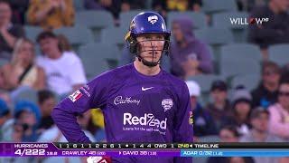 Zak Crawley 54 runs vs Adelaide Strikers| 30th Match - Adelaide Strikers vs Hobart Hurricanes