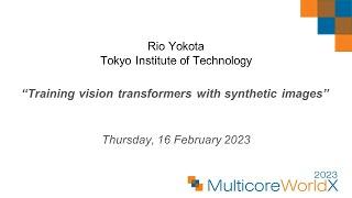 Rio Yokota, Tokyo Institute of Technology at Multicore World 2023