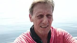 Foreigner Alone On His Boat Fishing In The Philippines