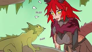 My Wife Is A Half-Dragon: Lizards Are Basically Dragons. | Taojinn comic dub