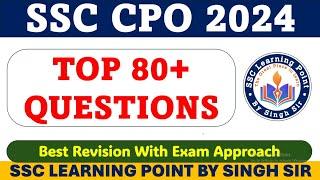 SSC CPO 2024 Best Questions || CPO Best Questions || CPO 2024 math Solution By Singh Sir #cpo2024