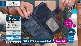 Patricia Nash Nazari Leather Bifold Wallet