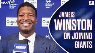 Jameis Winston discusses Giants' QB room: 'My business is today'