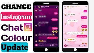 how to change Instagram chat theme || how to change Instagram chat colour