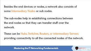 5. Concept of Intermediary Nodes || Mastering the IT Networking Fundamentals || Skilled Animator