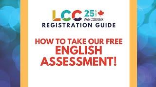 LCC Guide - Free English Assessment!