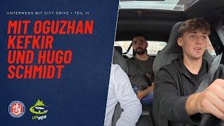 Unterwegs mit City Drive: Oguzhan Kefkir und Hugo Schmidt auf Fahrschultour Teil II