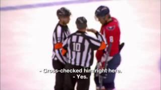 Ovechkin "John Michael Liles has sensitive skin, no?"