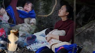 Chased away by her husband's family,SINGLE MOTHER  faces many difficulties and has to hide in a cave