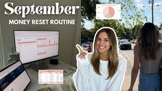 Budget with me for September! My end of month money routine, net worth update & more